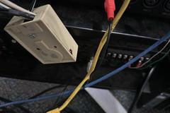 Leviton networking rack and networking stack with Switches, Controllers, Modem and More