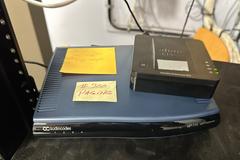 Leviton networking rack and networking stack with Switches, Controllers, Modem and More