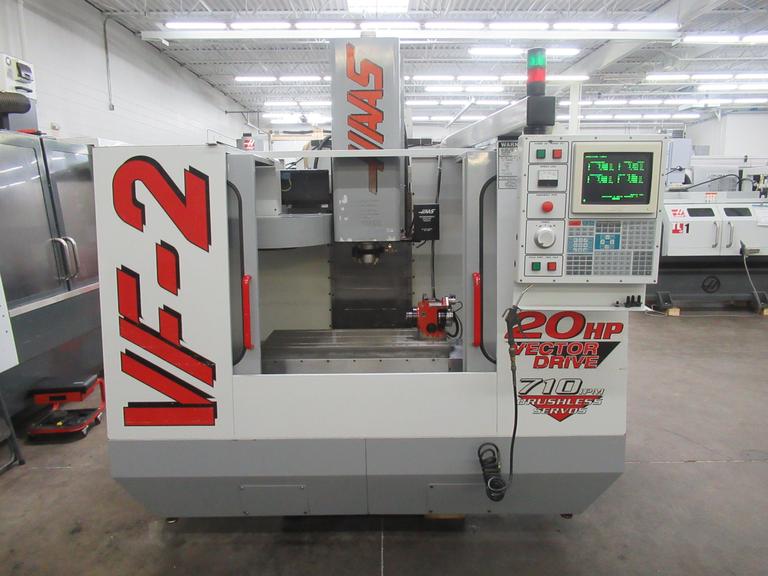 Haas VF-2  CNC Vertical Machining Center, 4-Axis Control, 10K RPM Spindle