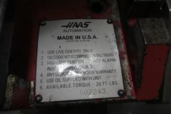 Haas VF-2  CNC Vertical Machining Center, 4-Axis Control, 10K RPM Spindle