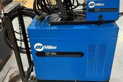 Miller CP-300 Constant Voltage DC Welding Power Source with Wire Feeder, MIG Gun and Ground Clamp