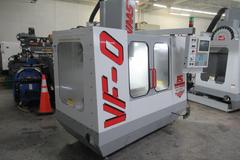 Haas VF-0 CNC Vertical Machining Center, 20" x 16" x 20", 7,500 RPM, 20 ATC, 2-Speed GB, 4th Axis Drive - LOW HOURS!