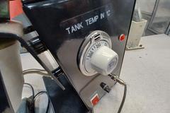 Glue Machinery  Corp "Shot Pot" Pneumatic Glue Dispenser Pot with Variable Temperature Control and Foot Temp, 120V