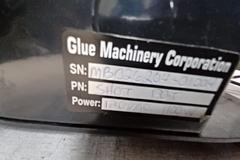 Glue Machinery  Corp "Shot Pot" Pneumatic Glue Dispenser Pot with Variable Temperature Control and Foot Temp, 120V