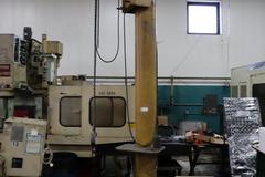 Contrx Jib Crane, Swiveling Flour Mounted 1 Ton Cap