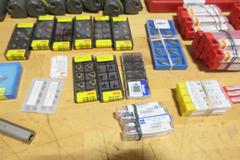 Assorted Tooling Lot, NEW in Packaging, Carbide Inserts, Small Endmills, Boring Bars, Roughing End Mills, Part Off Tooling, HSS Drills