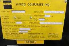 Hurco BMC 30/M CNC Vertical Machining Center with Ultimax 3 Dual Screen CNC Control, 24 ATC, 8000 RPM