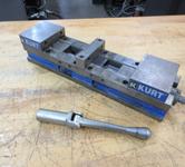 Kurt DL-400 4" Double Lock Machine Vise with Handle