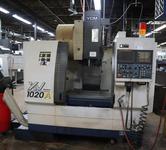 YCM Model XV Series 1020A 3-Axis CNC Vertical Machining Center, 10K Spindle, 24 Station SMTC, Chip Auger