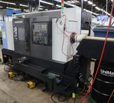 Doosan Puma 2100SY CNC Lathe, Live Milling, Y-Axis, Sub-Spindle, C-Axis Main and Sub, Chip Conveyor, Parts Catcher, Conveyor