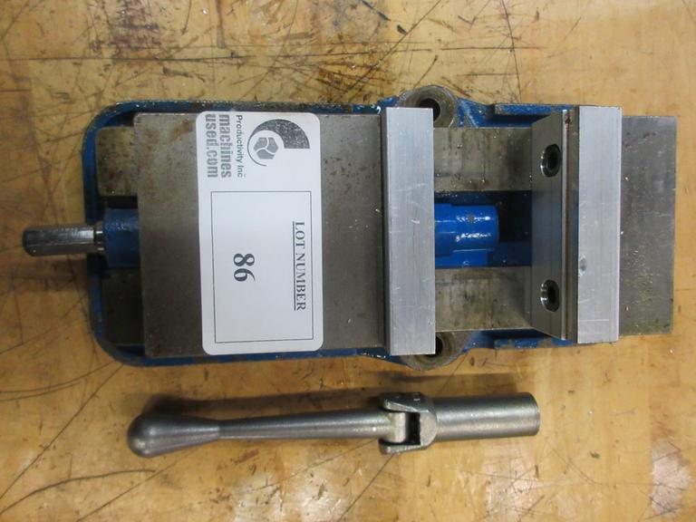 Kurt D40 4" Machine Vise with Handle and Aluminum Jaws