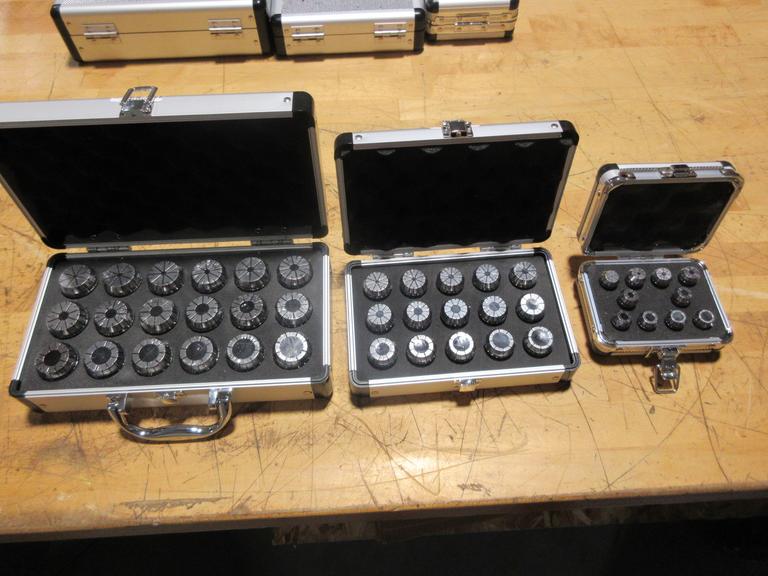 Haas ER16(10),  ER25(15), ER32(18) Complete Collet Sets In Case - BRAND NEW! 04-0718, 04-0719, 04-0720