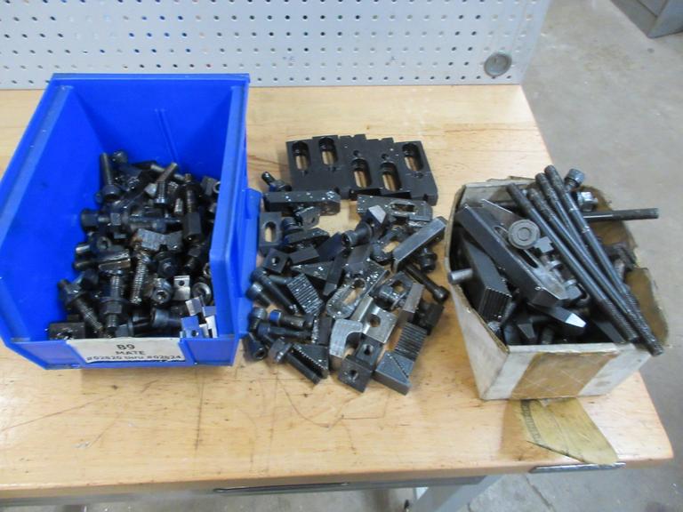 Clamp Down Hardware, Assorted, Nuts, Bolts, Risers, Strap Clamps