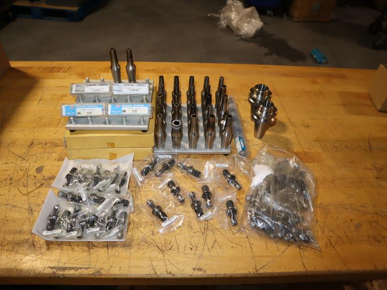 MST & OSG Slimline 2-Peice Modular Heat Shrink Holders & Bases w/ BT40 Holders & MST P40T-1 Pull Studs