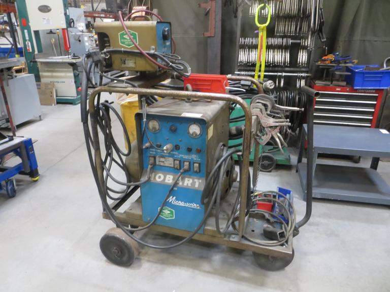 Hobart Model MC 200 Multi Process Welder W Hobart AGH- 27 Wire Feed