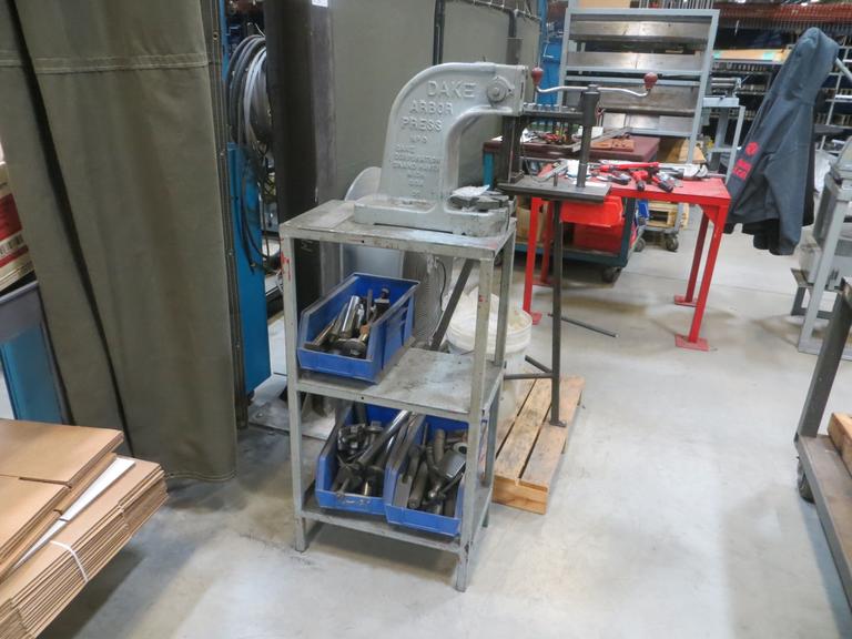Dake No 0 Arbor Press On Stand