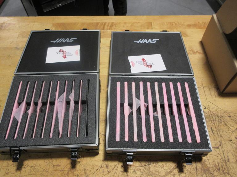 Haas Thick and Thin Parallel Sets 1/8" & 1/32", 1/2"-1-5/8", *New In Cases*