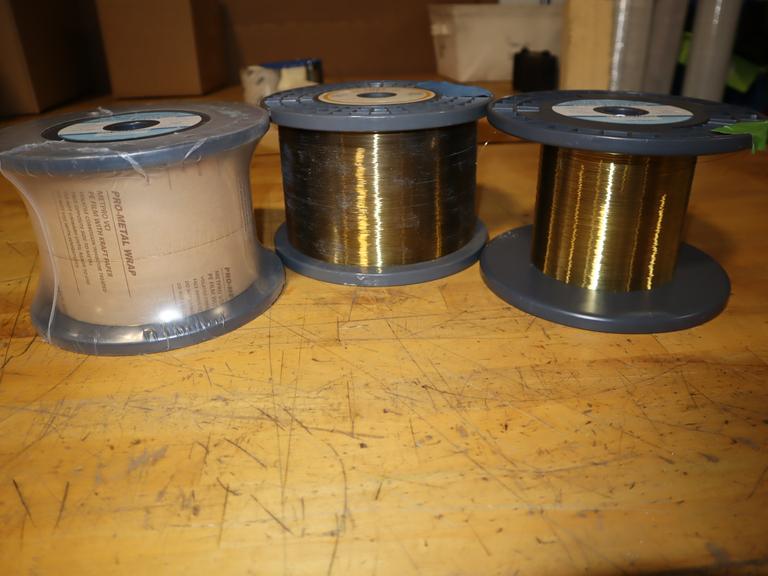 Brass EDM Wire Rolls, Sumitomo and +GF+, Full and Partial Rolls, .25mm