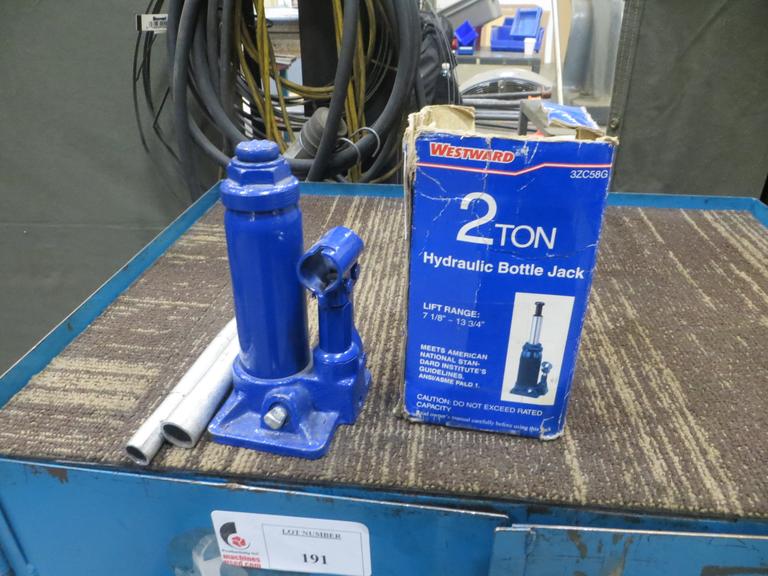 Westward 2 Ton Hydraulic Bottle Jack
