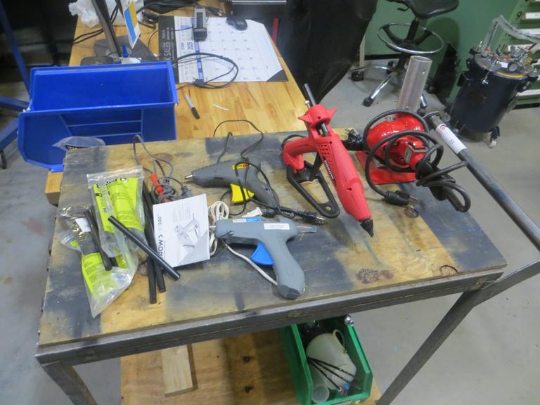 Master Heat Gun, Arrow GT 300, Misc. Glue Guns- As Shown