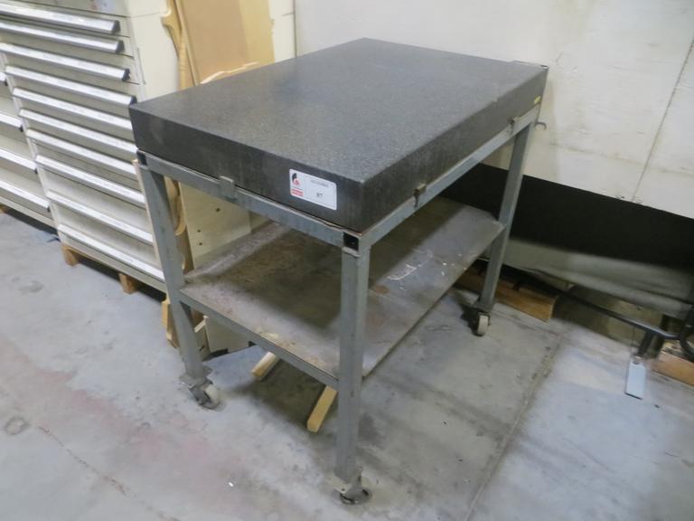 Escondio 36" x 24" x 4" Portable Black Granite Surface Plate