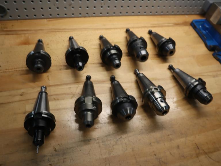 CT 40 Taper Tool Holders, (10) End Mill Holderss