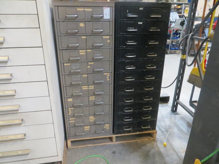 (2) 11 Drawer Cabinets and Contents 