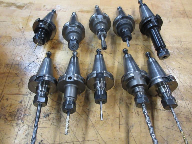 CAT40 ER16 Collet Type Tool Holders, Various Brands