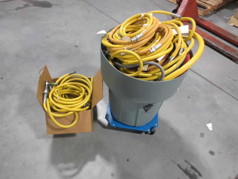 Bucket "O" Hoses - Medium Pressure, Assorted Sizes & Lengths w/ ToughGuy Garbage Can