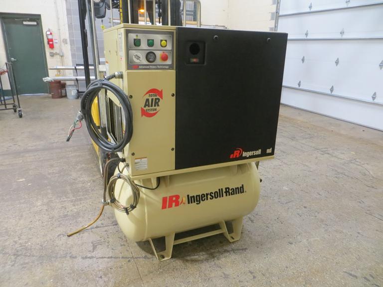 Ingersoll Rand UP6-10TAS-125 Rotary Screw Air Compressor with Built-In Air Dryer and 80 Gallon Tank