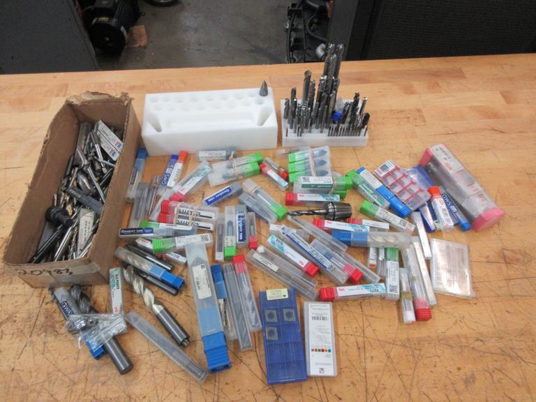Cutting Tools, Carbide and HSS, New and Used, Drills, Taps, End Millls, Inserts