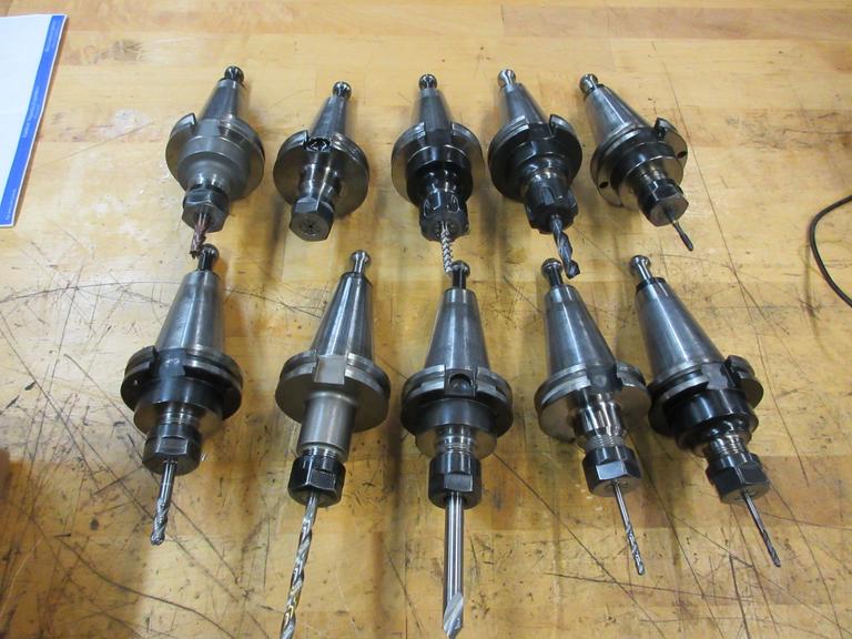 CAT40 Tool Holders, ER16 Collet Type, Various Brands