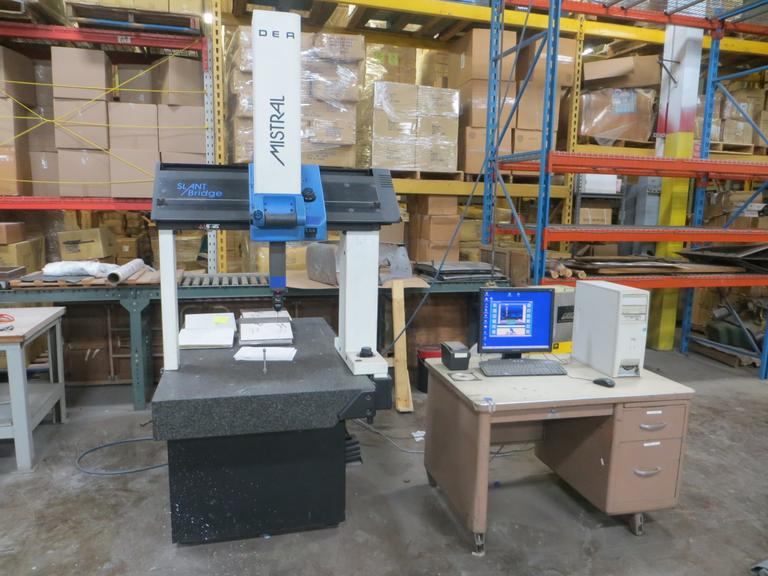 Dea Mistral 100705002 Slant Bride Coordinate Measuring Machine, Tutors for Windows Software, Renishaw MIP Probe