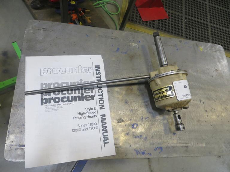 Procunier Style E High Speed Tapping Head w Instruction Manual