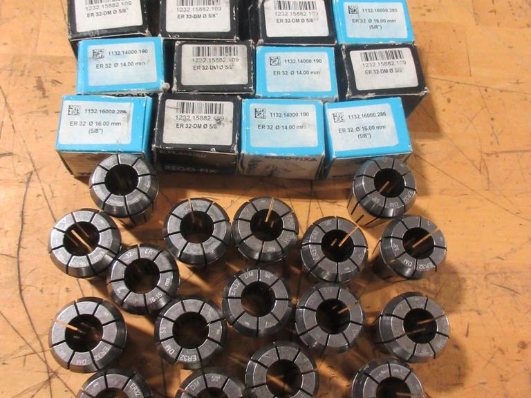 ER-32 Collets - Mostly Rego-Fix - Assorted 