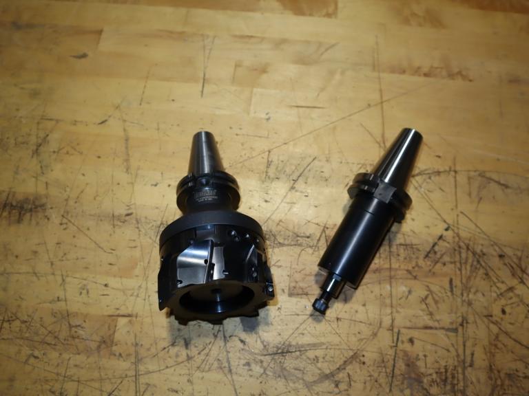 Big Daishowa  BCV40-SM.750-4 3/4" Facemill Tool Holder & Redline RC4SM1500300 CAT40 1-1/2 Shell Mill Holder With 4" Kennametal Shell Mill (M1D400E1408S150L200)