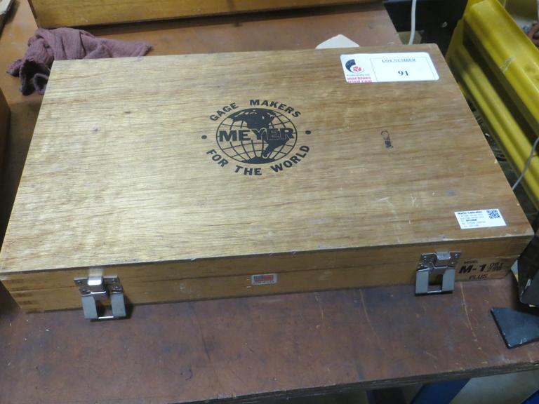 Meyer M-1 Plus Pin Gauge Set .061 - .250