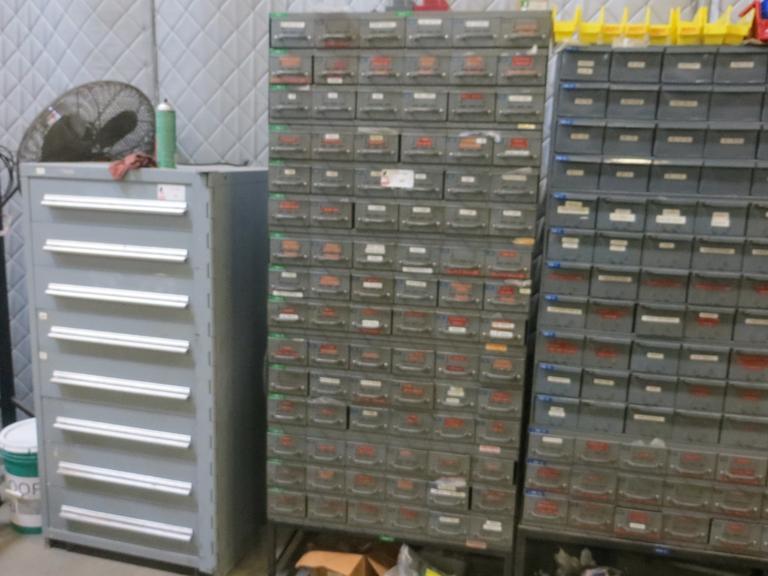 Equipto 90 Drawer Index w Contents Large Assortment