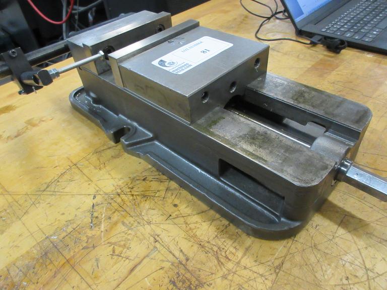 Kurt D675 6" Machine Vise with Hard Jaws and Back Stop