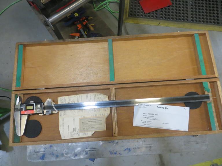 Scherr Tumico Digital Caliper EM 6002 in Wood Case