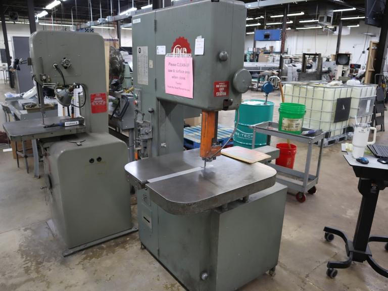 Grob Model 4V-18 Vertical Band Saw