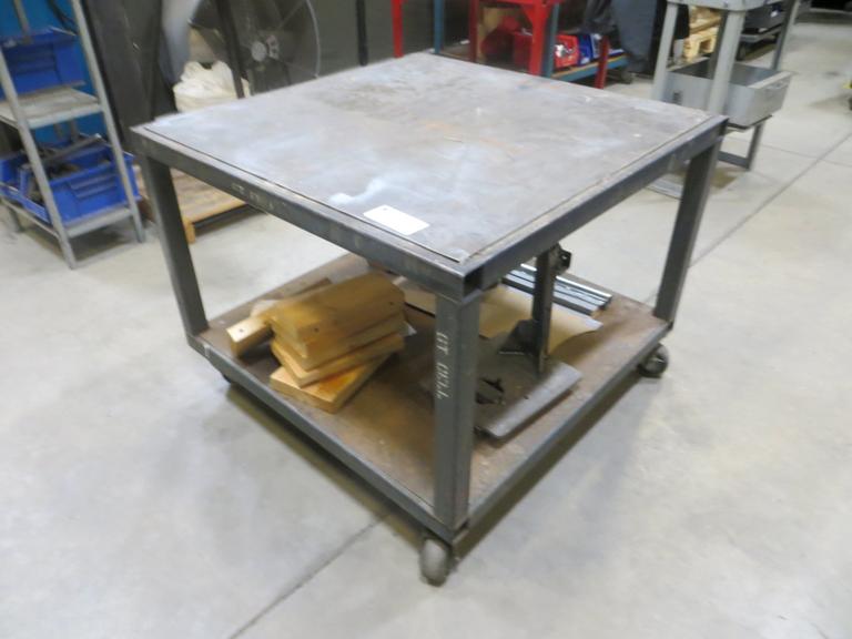 Heavy Duty Table - Portable On Casters