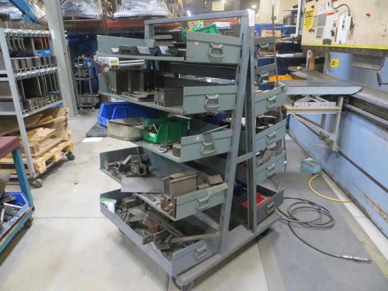  Heavy Duty Storage w (11) Adjustable Shelves w Contents of Dies and MORE!