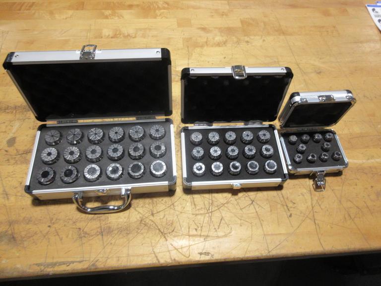 Haas ER16(10),  ER25(15), ER32(18) Complete Collet Sets In Case - BRAND NEW! 04-0718, 04-0719, 04-0720