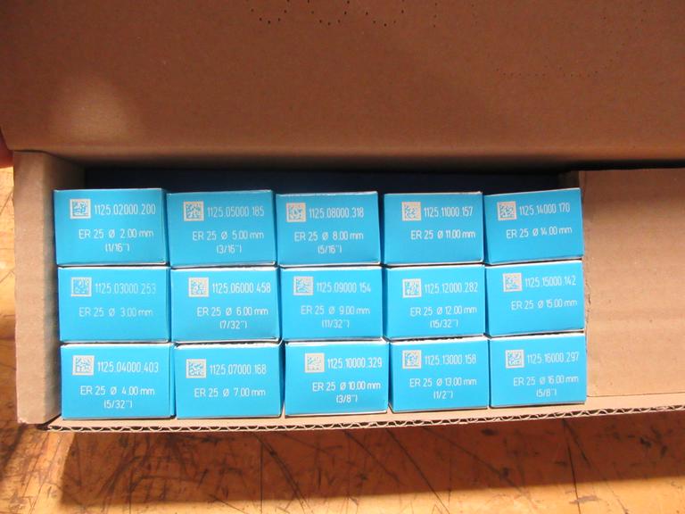 Rego-Fix ER25 Collet Set 2mm-16mm (15pcs) with Foam Tray, NEW IN BOX