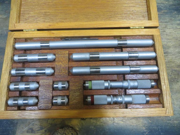 Bridgeport Machines Tubular Micrometers Standards Set