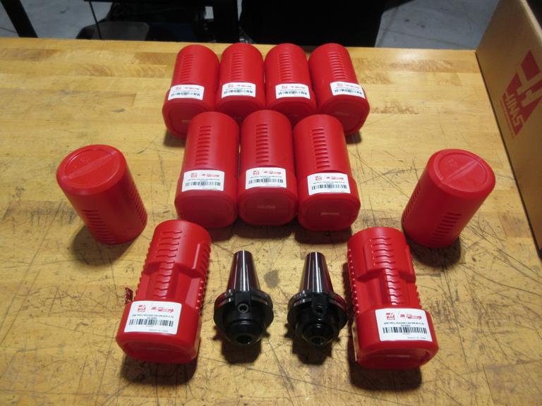 Haas Endmill CAT40 Tool Holders (1) 1/2", (1) 5/8", (3) 1", (4) 3/4" BRAND NEW!