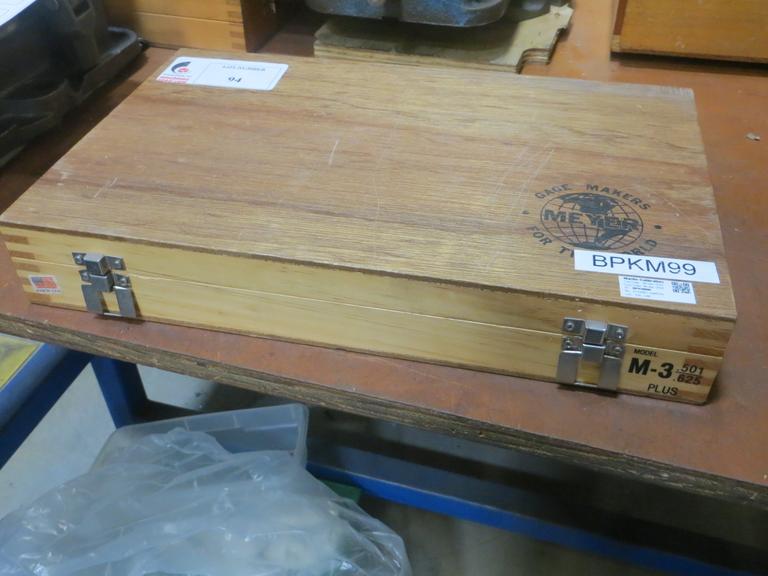 Meyer M-3 Plus Pin Gauge Set .501-.625