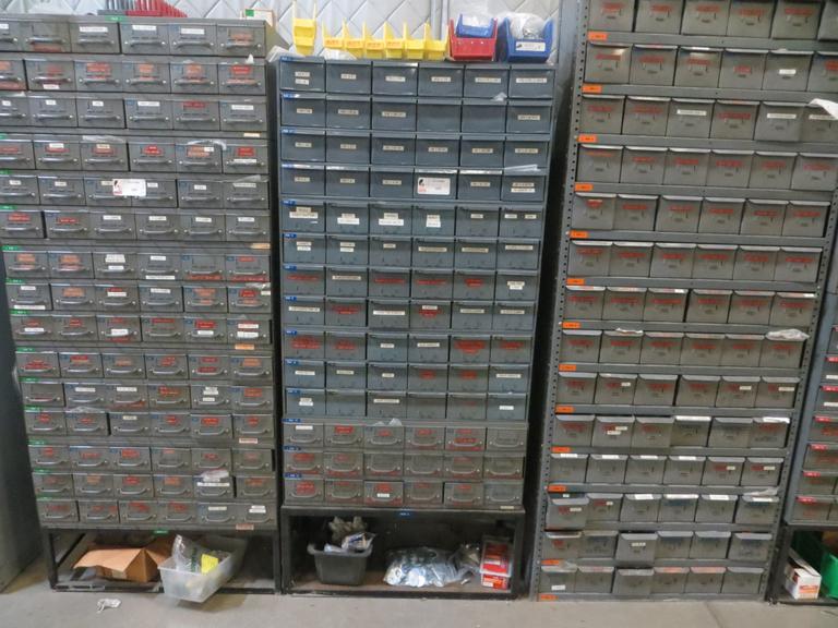 Durham 84 Drawer Index w Contents of Hardware