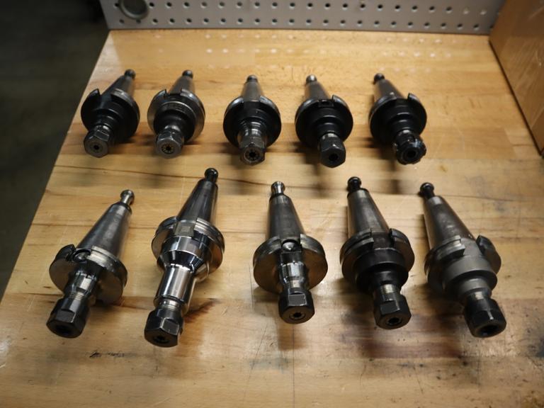 CT 40 Taper Tool Holders (10) ER16 Collet Holders
